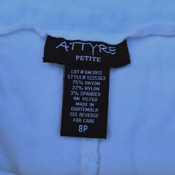 Y2K White Mini Skirt Skort Lace Trim Womens Size M Mid Rise Stretch Coquette - Picture 6 of 6